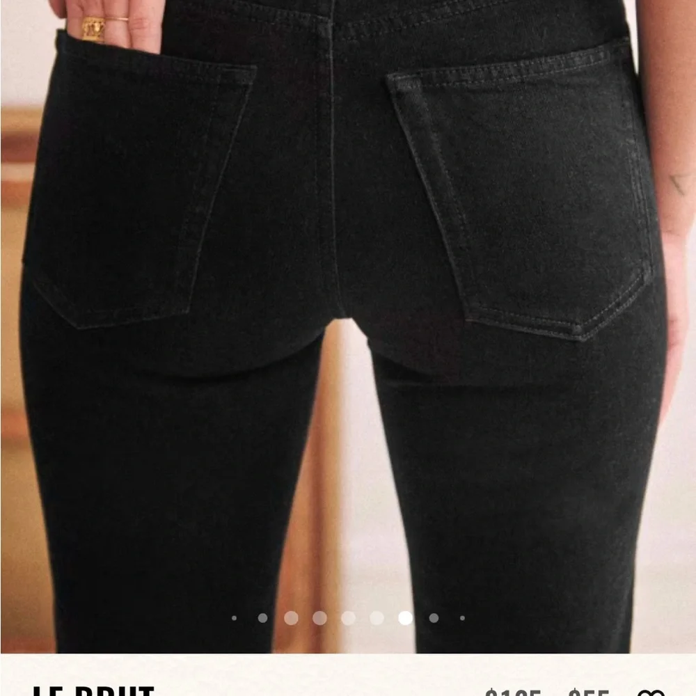 NWT Sezane Le Brut Sz. 30 Tall Jeans - Indigo - Picture 5 of 6
